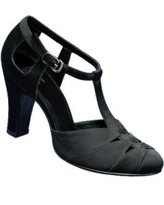 Aris Allen satin t-strap shoes, size 8.5