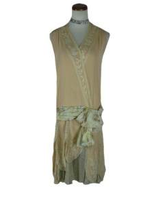 20sPEACHfloralchiffondress