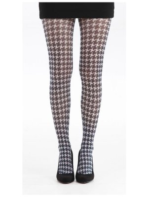 Dogstooth tights