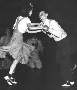 Saddle shoes, circa 1938.