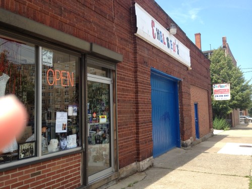 The entrance to Chelsea Costumes