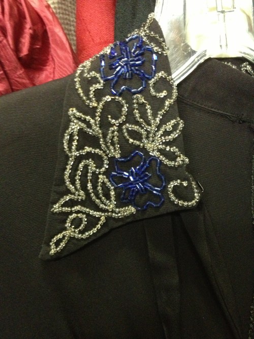 Collar detail at Chelsea Costumes