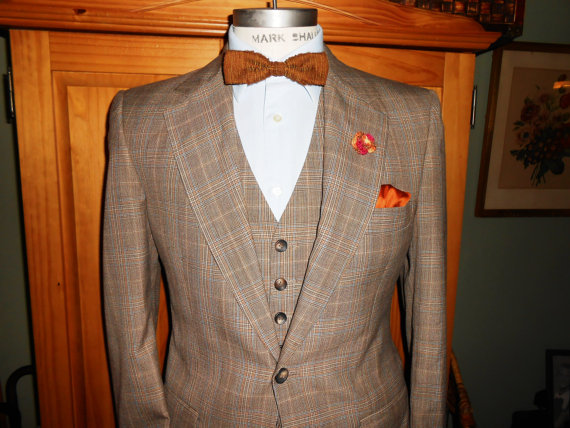 Three piece plaid suit - 70's, but nobody has to know... ;)