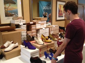 Shopping at Remix's booth!