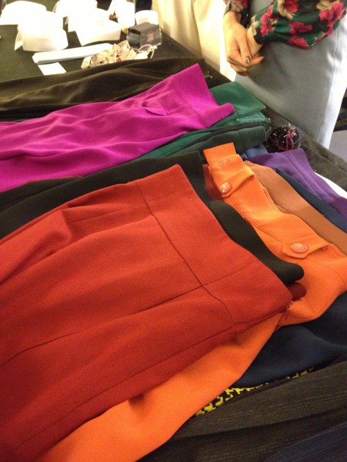 The fabulous Chloe skirts - look at those colors!