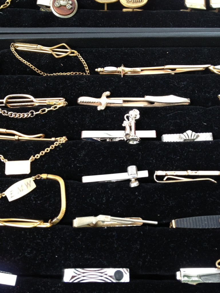A selection of tie clips from Chatterblossom