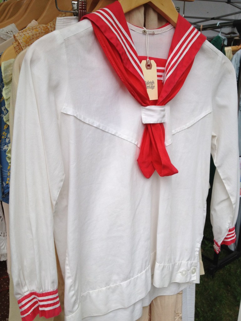 An adorable 1920's sailor top from Raleigh Vintage