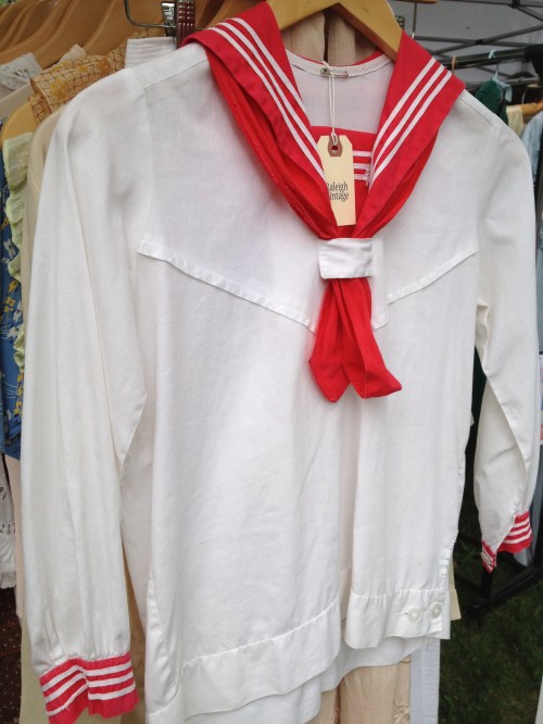 An adorable 1920's sailor top from Raleigh Vintage