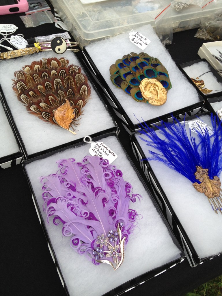 Feather curls at MA's Mad House of Adornment