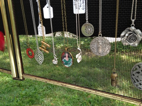 Jewelry by MA's Mad House of Adornment - don't you want a Scarlett O'Hara pendant to smirk at everyone for you?