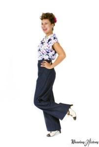 Trousers and blouse dressed up a bit more