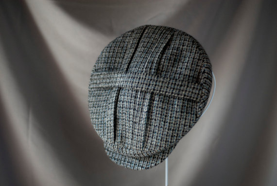 The Cooper - 1918 Reproduction 2 piece crown Cap with 2 top box pleats and short belt