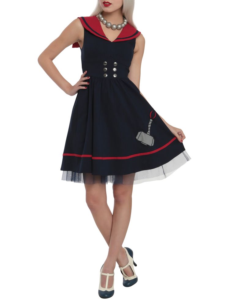 I was always a sucker for a sailor dress - rock the hammer.