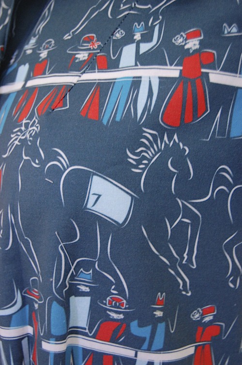 A close-up of the print.