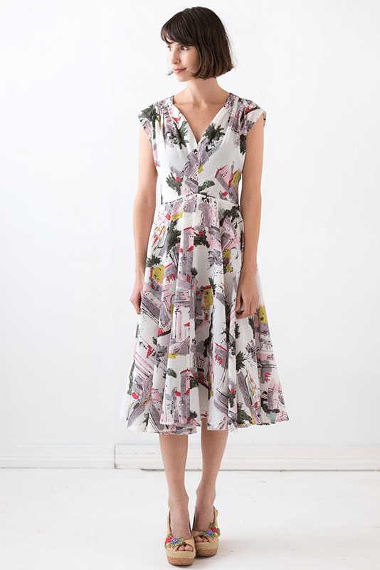 Allegra Dress in Sorrento print