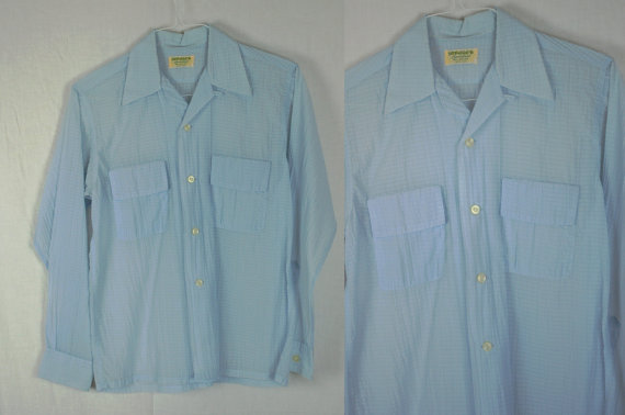 1950's seersucker shirt