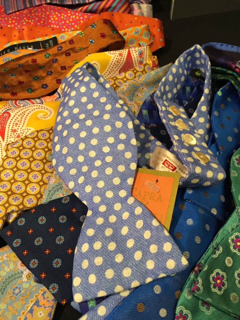 Pick up a quintessential bow tie from Celania Custom Clothing.